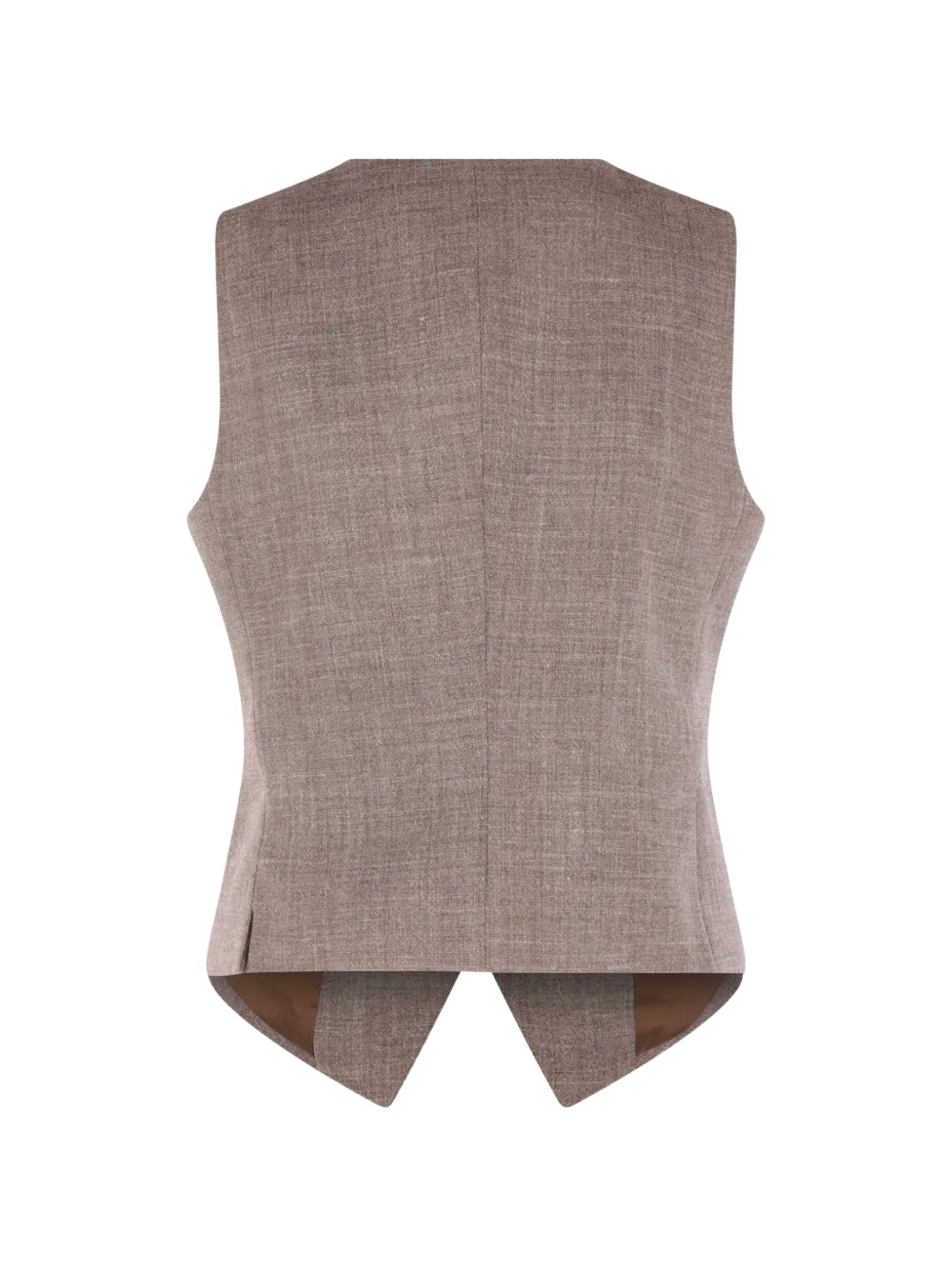 Alberto Biani Gilet met knopen Bruin