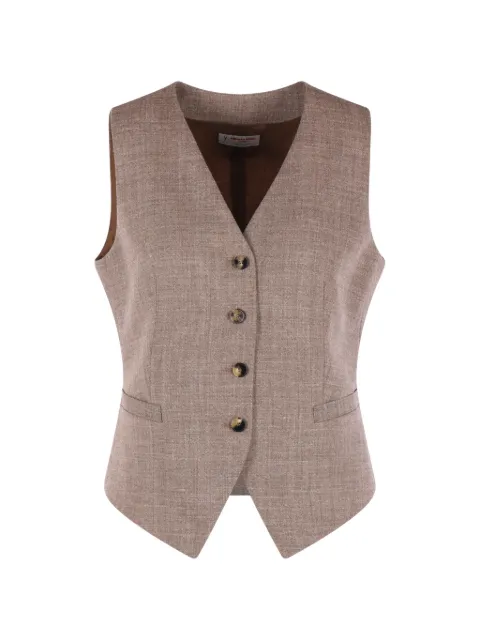 Alberto Biani button-up waistcoat