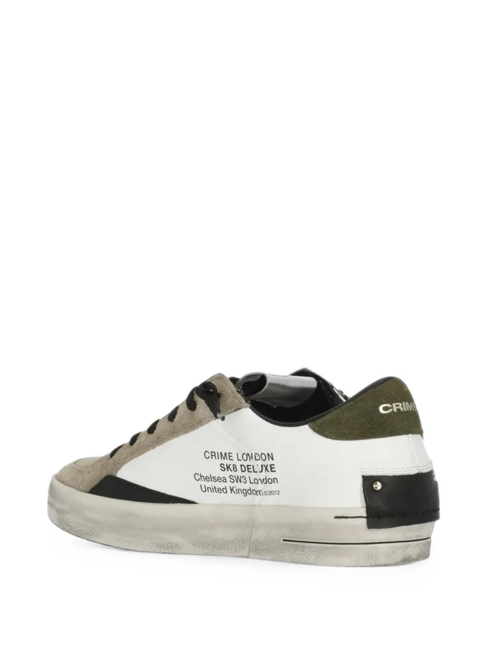 Crime London Sk8 Deluxe sneakers Wit