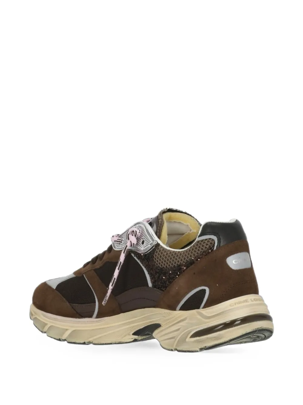 Crime London Fugitive 9094 panelled low-top sneakers Bruin