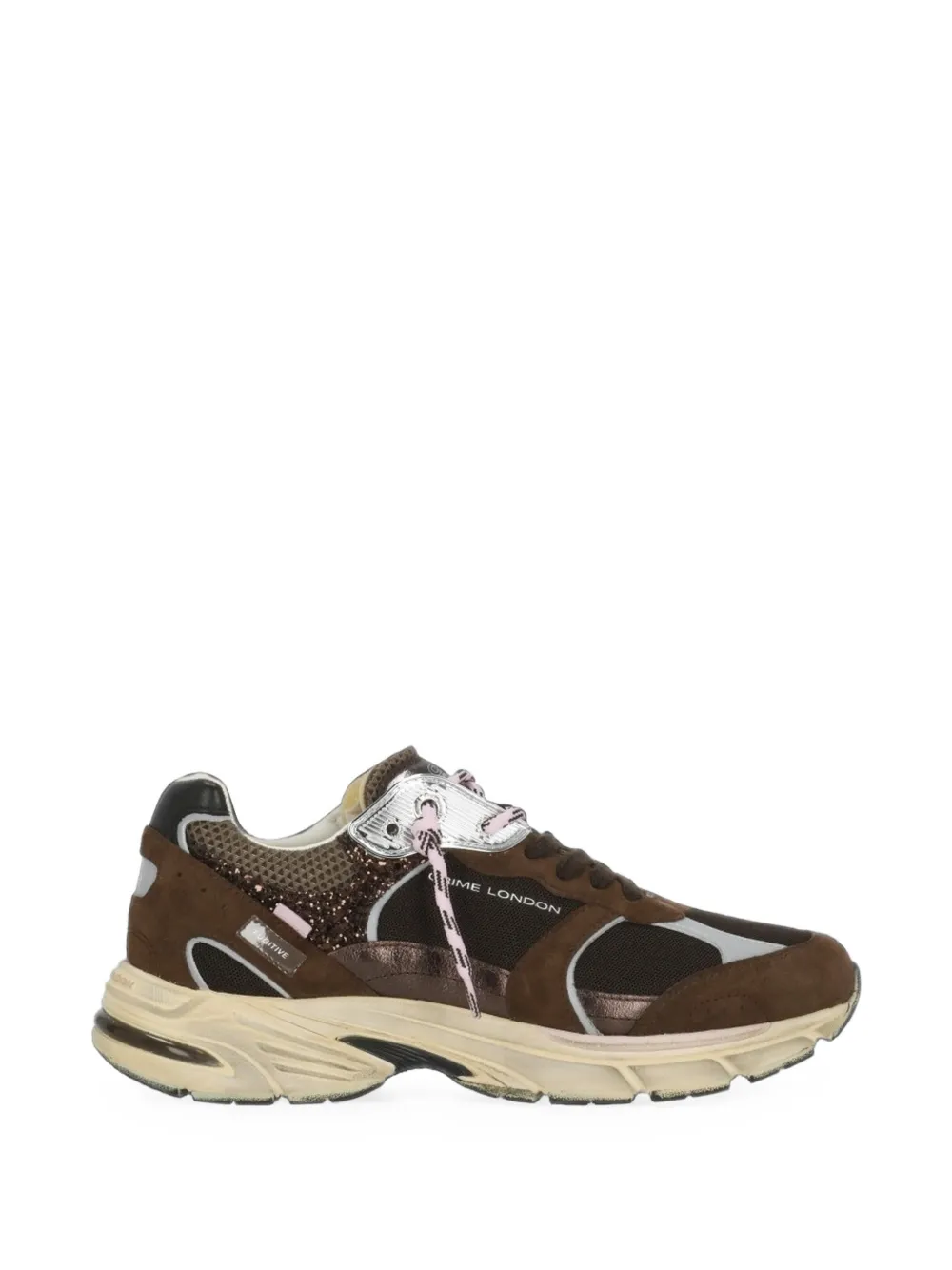 Crime London Fugitive 9094 panelled low-top sneakers Bruin