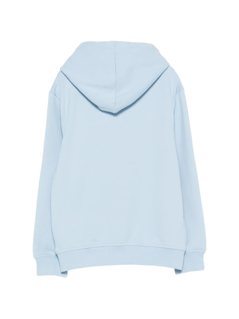 Just Cavalli Kids Hoodie met panter-print en logo-print Blauw