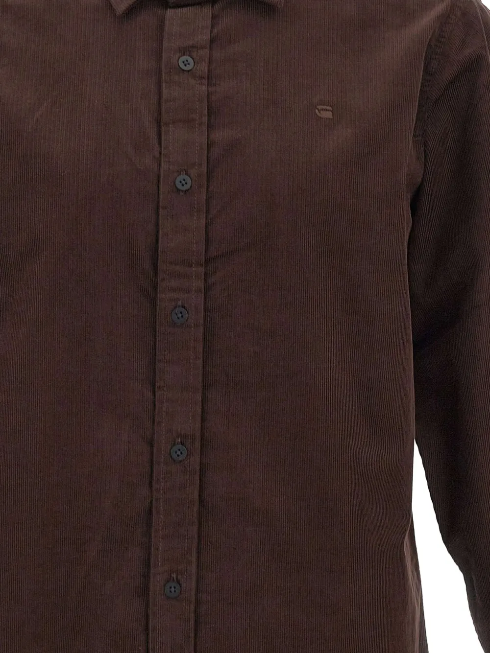 G-Star RAW cotton shirt Bruin
