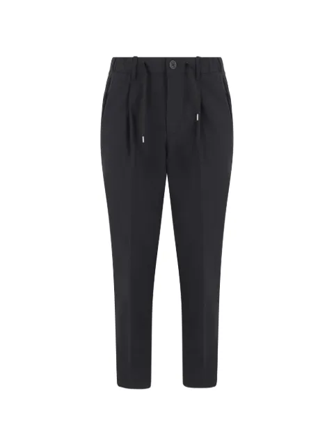 Herno drawstring pleated trousers