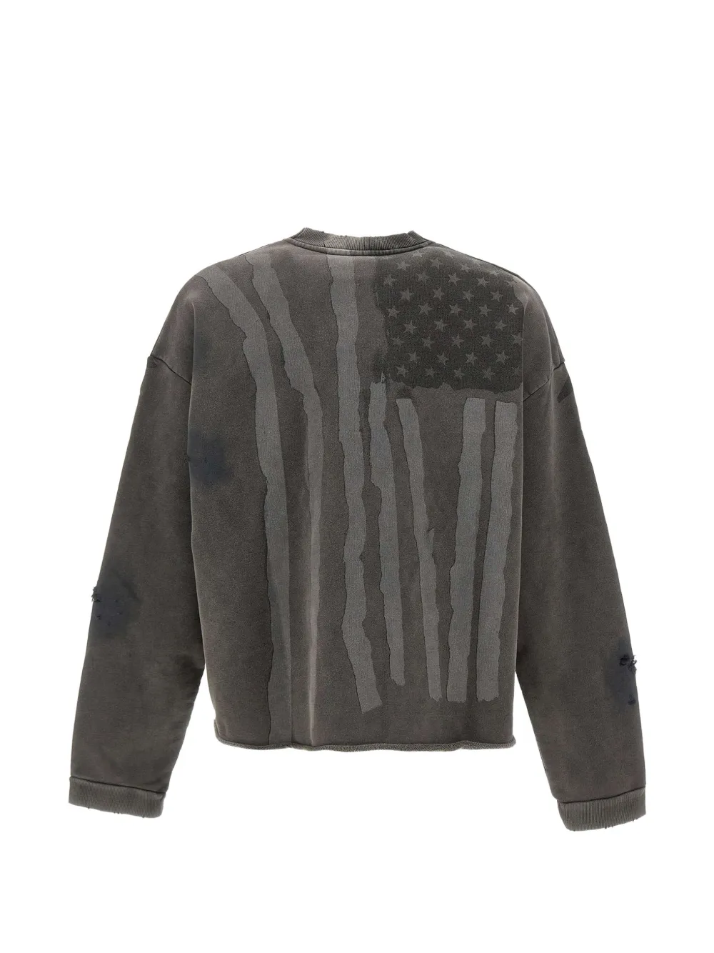 Represent Flag gerafelde sweater Grijs