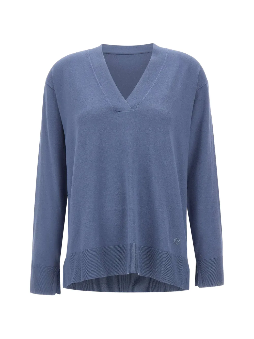 ELENA MIRÒ V-neck fine-knit top