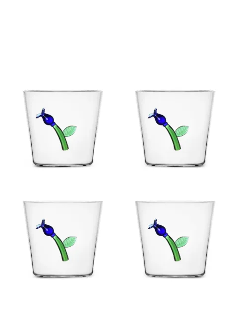 Ichendorf Milano lot de quatre verres Botanica à fleurs