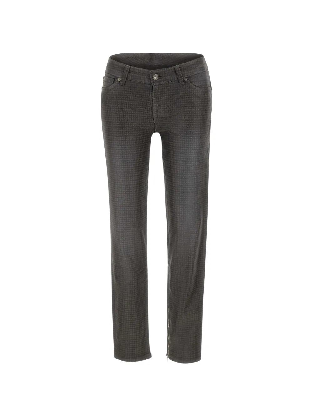 7 For All Mankind Y2K Skinny houndstooth jeans Grijs
