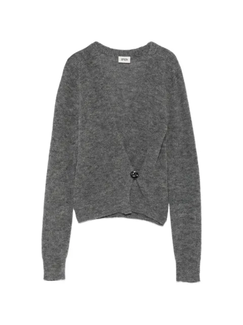 Drykorn Lobaia wrap-style buttoned cardigan