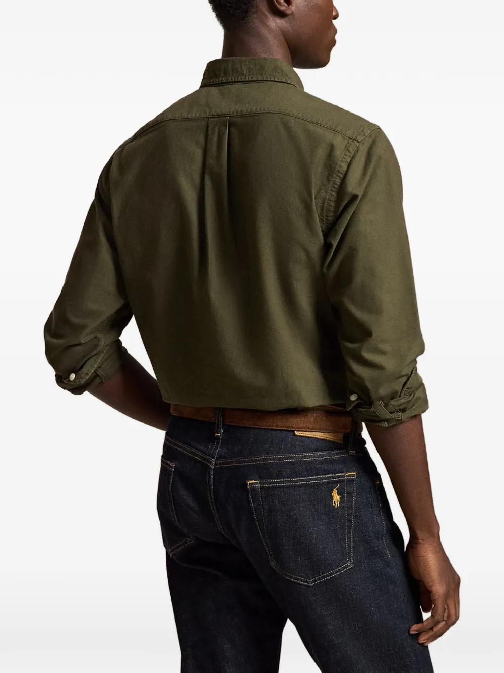 Polo Ralph Lauren Oxford overhemd met geverfd effect Groen