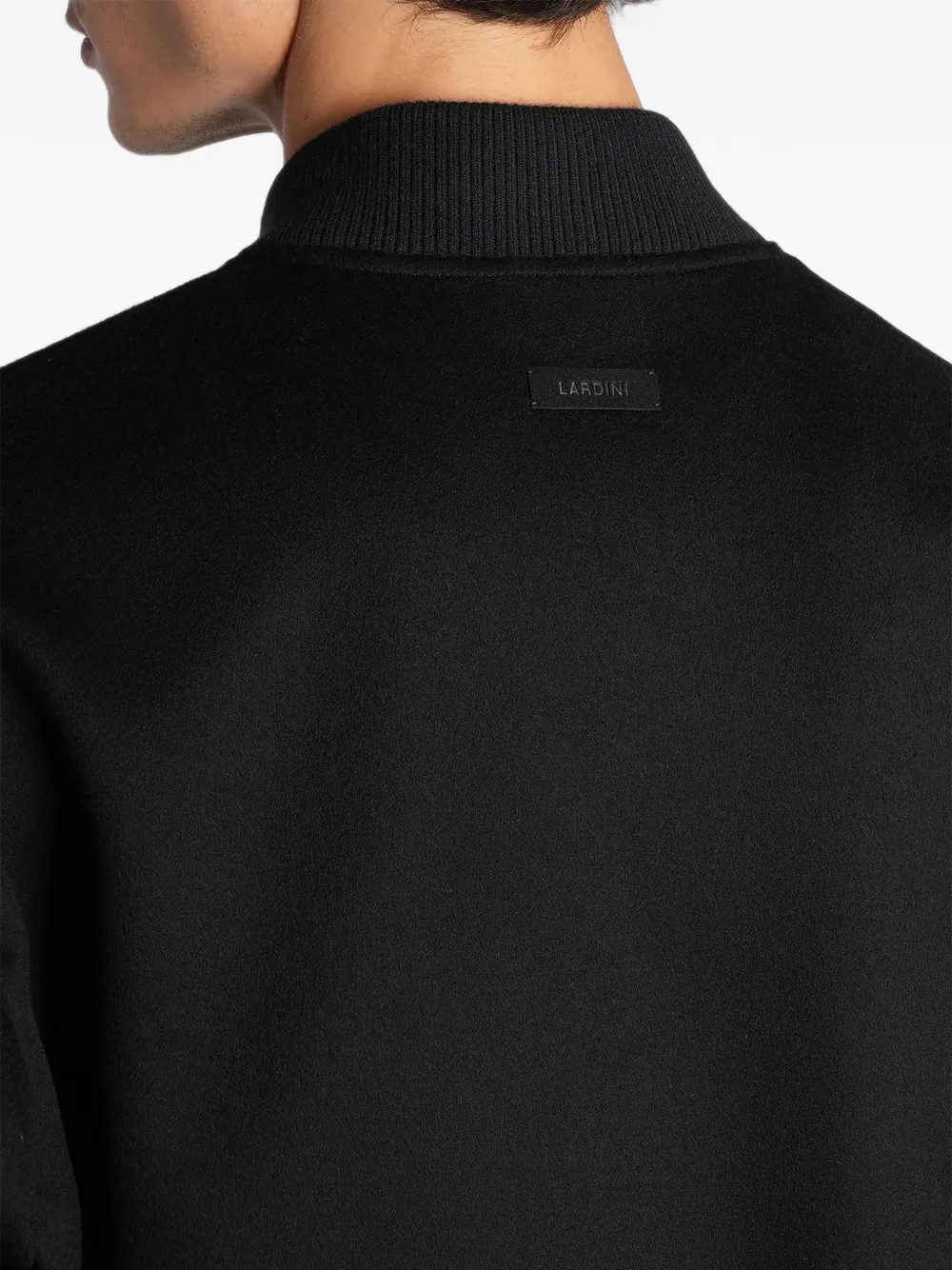 Lardini Bomberjack met logopatch Zwart