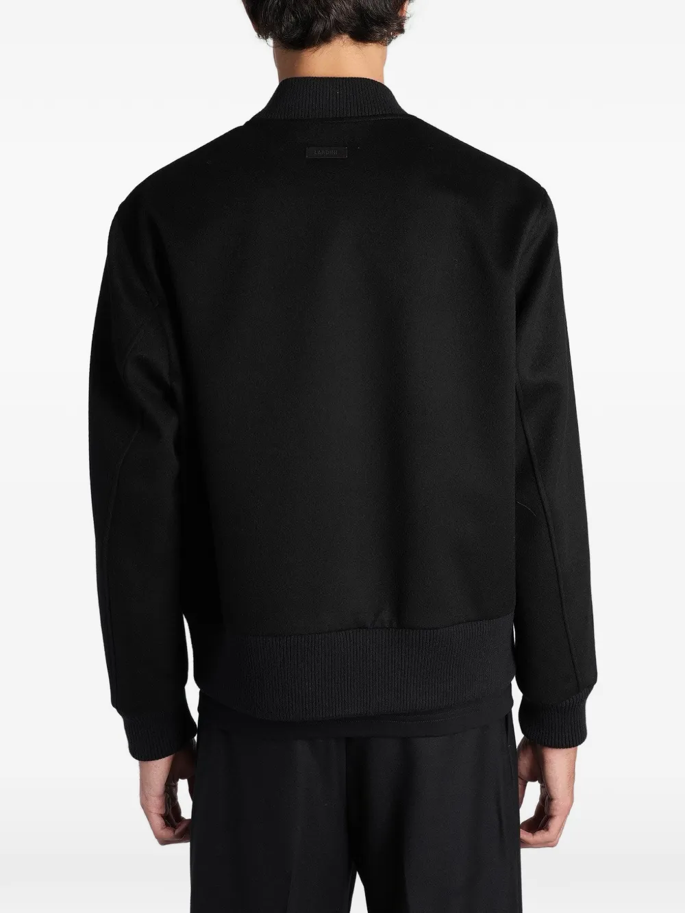 Lardini Bomberjack met logopatch Zwart