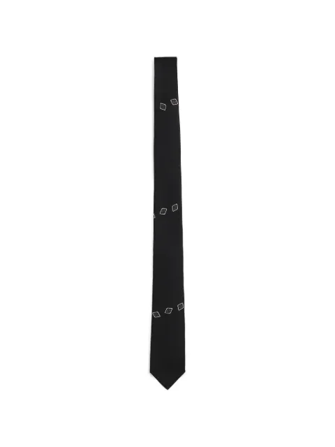 Lardini geometric-print tie