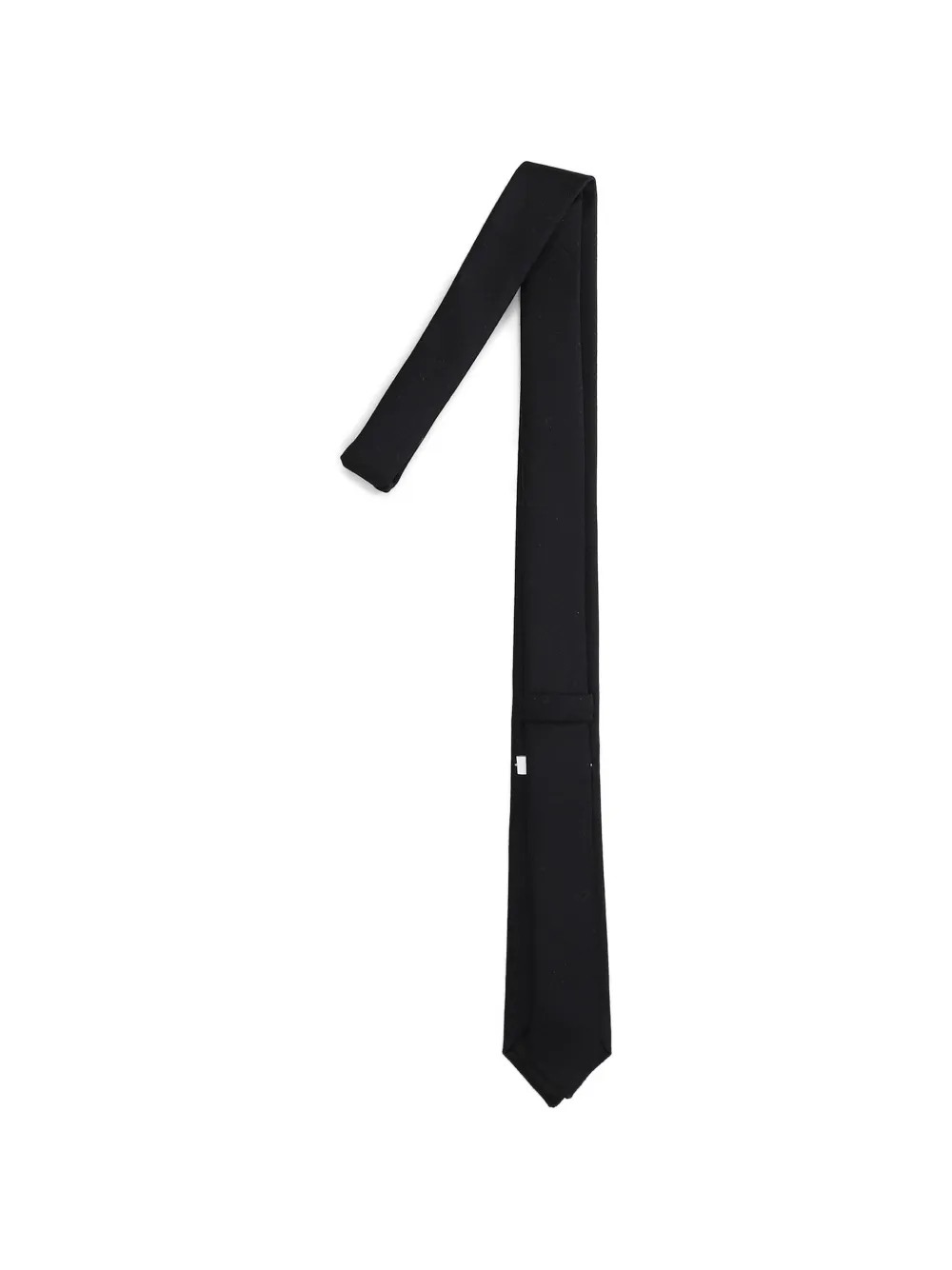 Lardini wool-blend tie Zwart