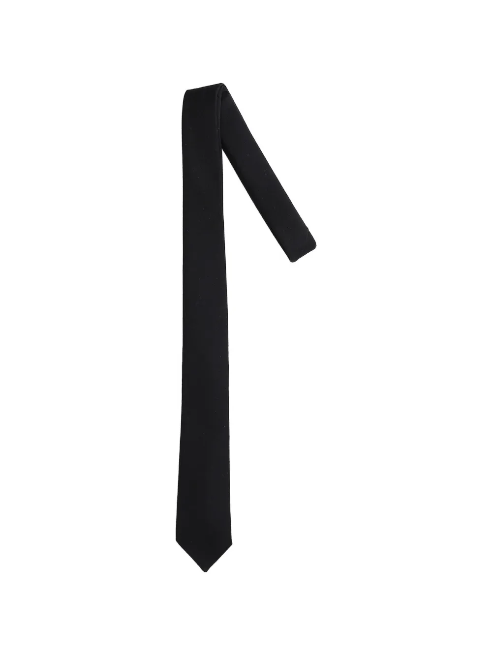Lardini wool-blend tie Zwart