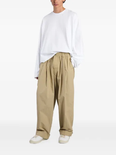 Marni pleated wide-leg trousers