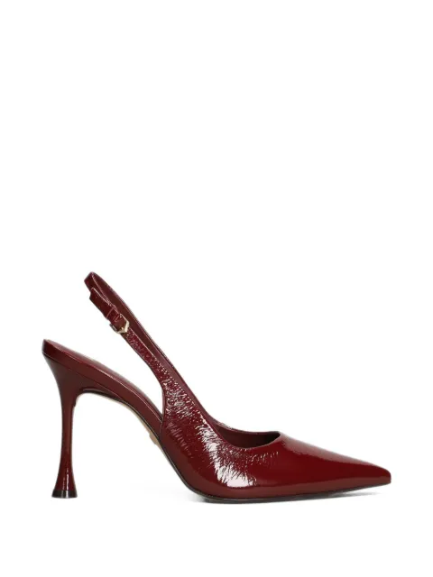 CARRANO patent-finish slingback pumps