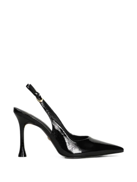 CARRANO patent-finish slingback pumps