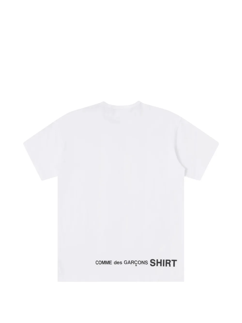 Comme Des Garçons T-shirt met logoprint Wit