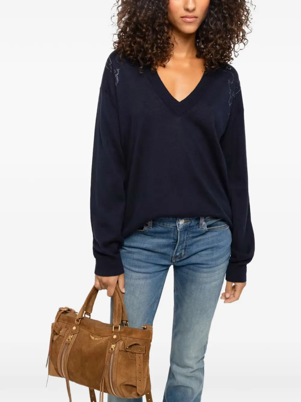 Zadig&Voltaire Trui met pailletten Blauw