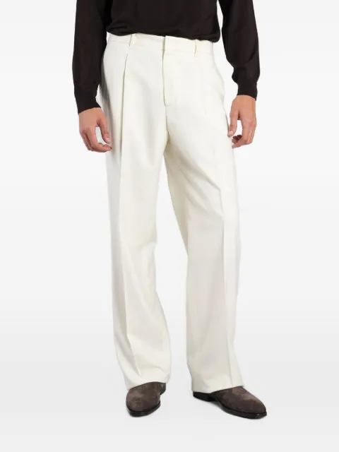 Lardini pleated wide-leg trousers