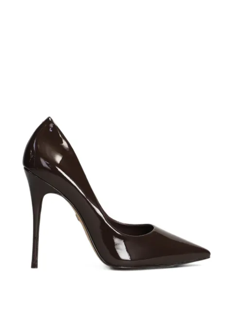 CARRANO Loretta patent-finish pointed-toe stiletto pumps