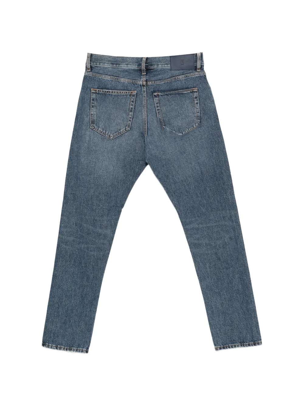 PT Torino Jeans met vervaagd effect Blauw