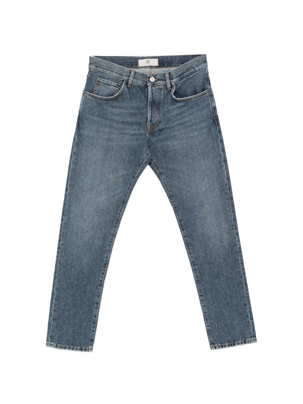 PT Torino faded-effect jeans - Bleu