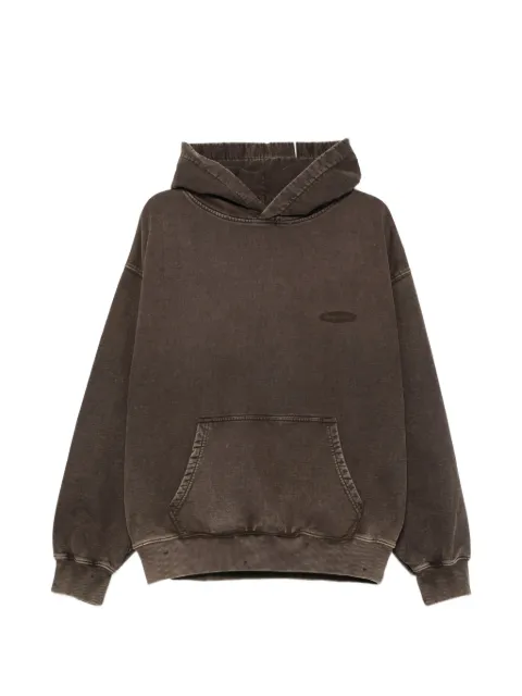 Bram’s Fruit faded-effect logo-print hoodie