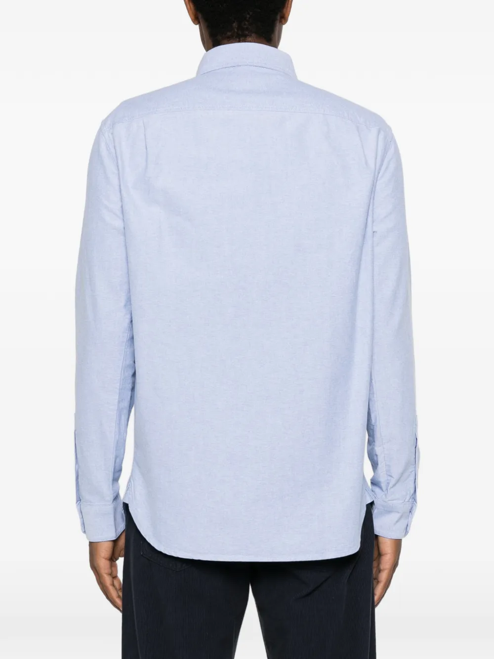 Emporio Armani Overhemd met logopatch Blauw