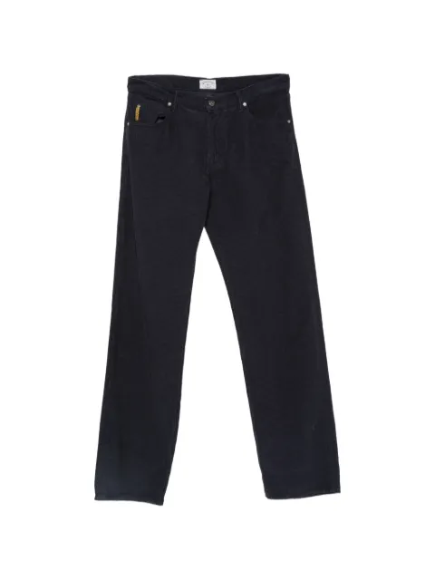 Emporio Armani corduroy-effect straight-leg jeans