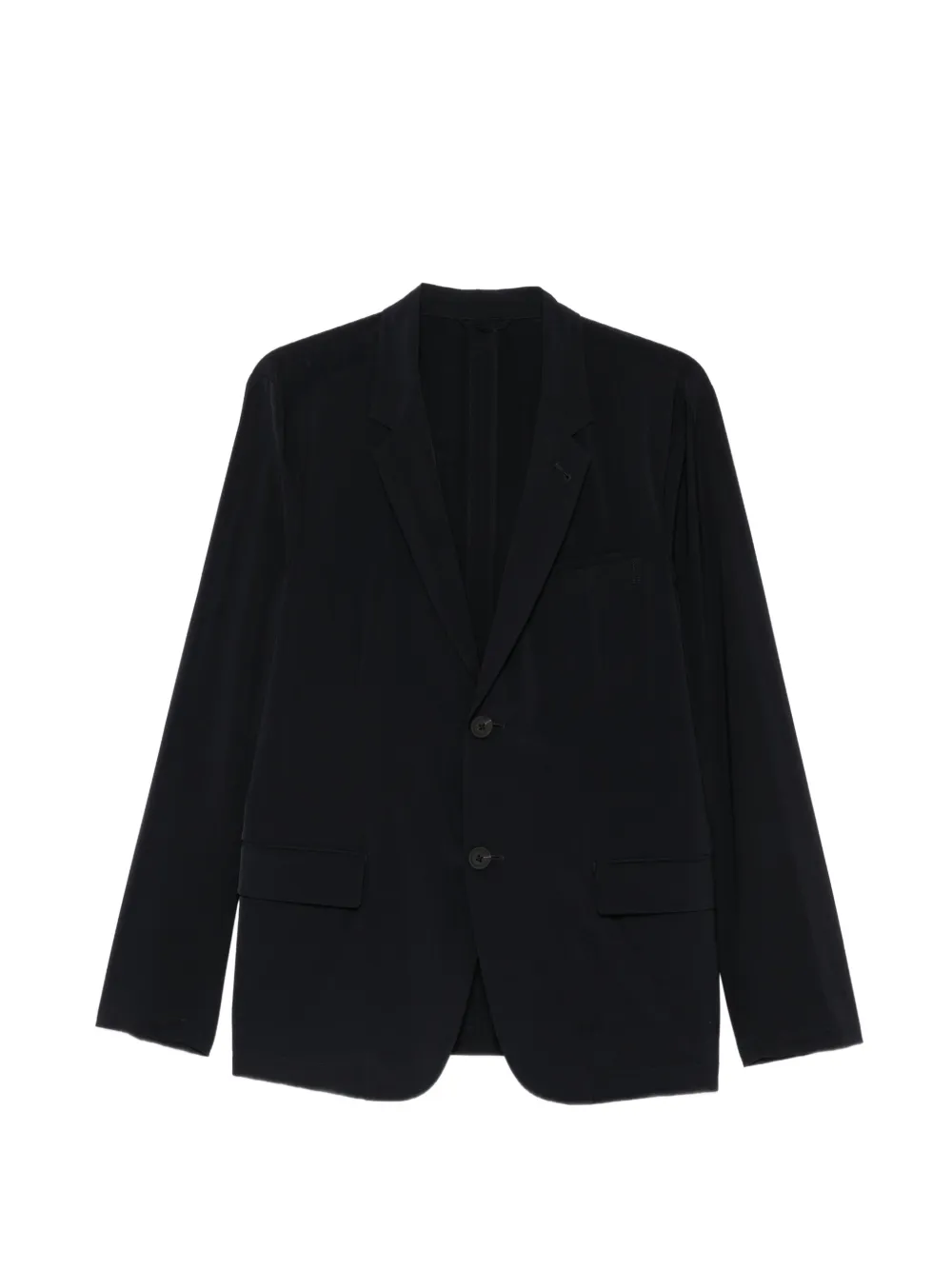 Emporio Armani chest-pocket single-breasted blazer - Blau