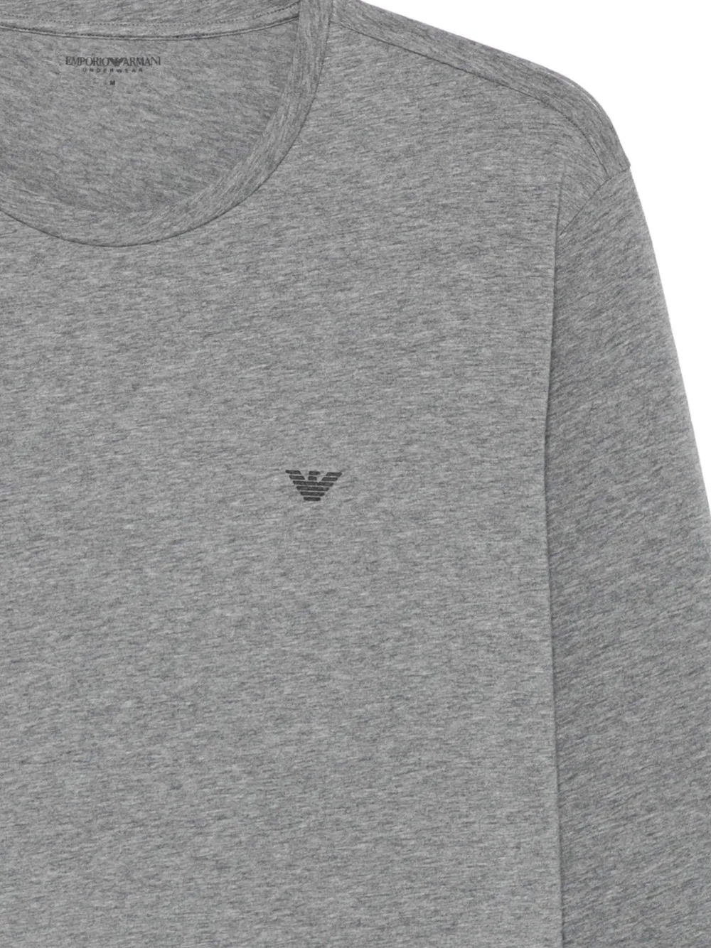 Emporio Armani logo-print pajama Grijs