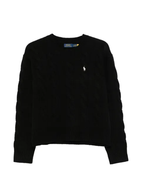 Polo Ralph Lauren cable-knit embroidered-logo sweater