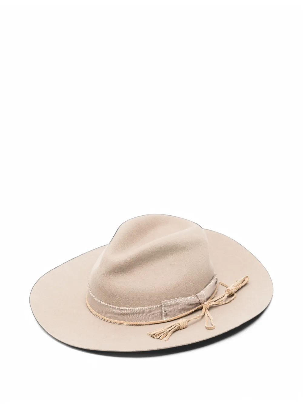 Golden Goose tassel-detail wide-brim hat - Nude