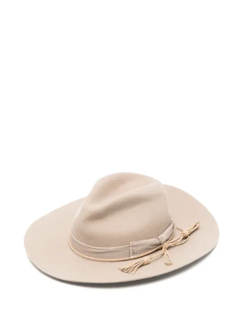 Golden Goose sombrero con detalle de borlas