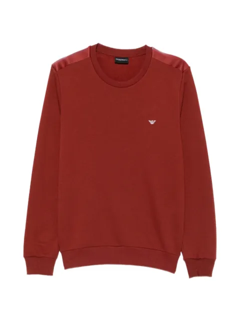 Emporio Armani logo-embroidered striped-trim tracksuit