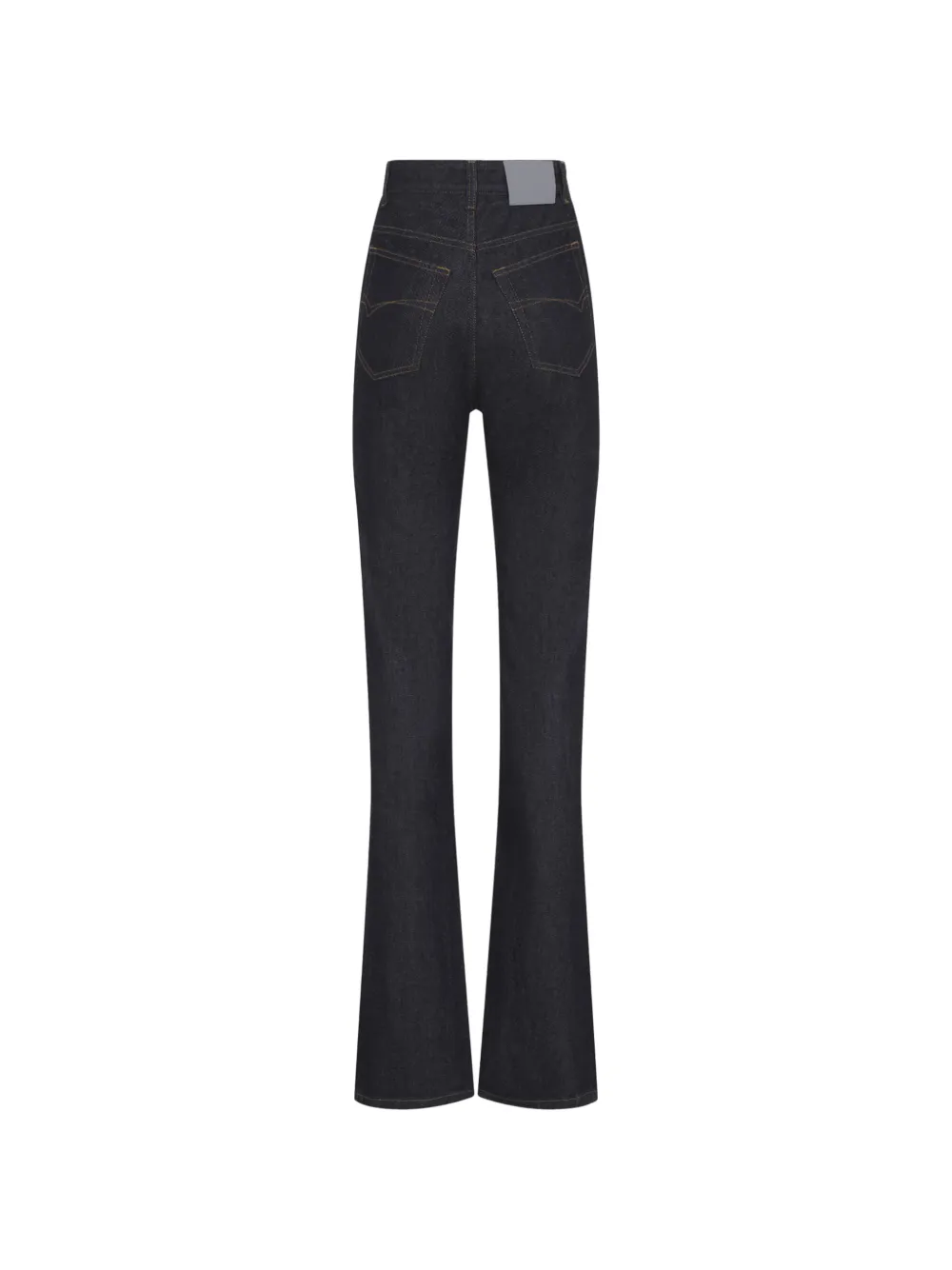 Balenciaga High-waist slim-fit jeans van ongewassen indigodenim Blauw