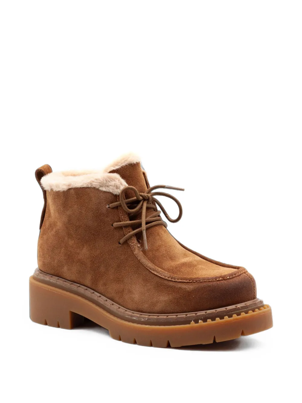 Ash Demi lace-up ankle boots Beige