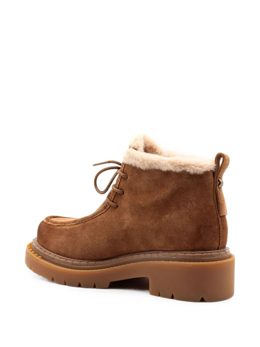 Ash Demi lace-up ankle boots Beige