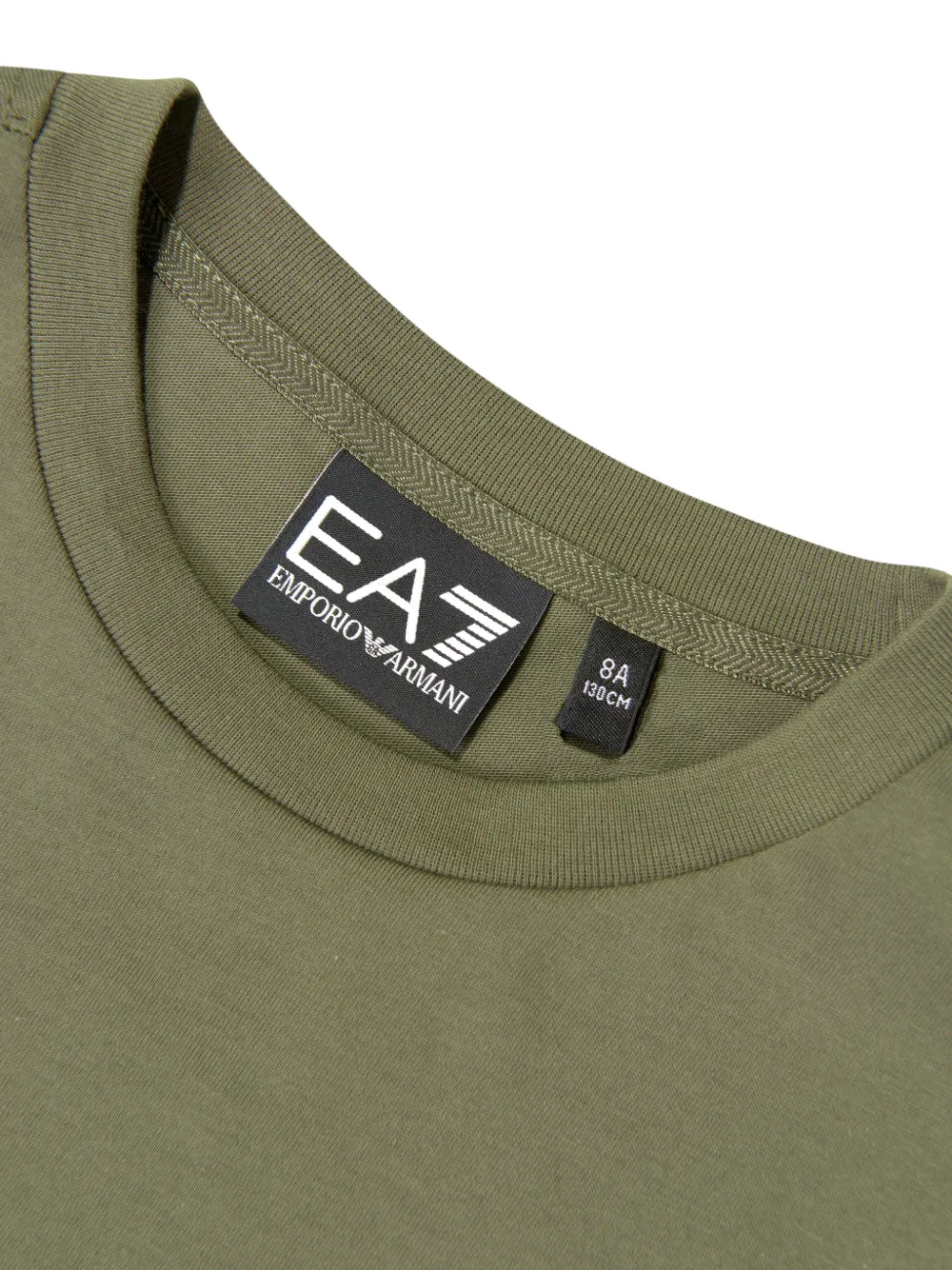 Emporio Armani Kids EA7 T-shirt met logoprint Groen