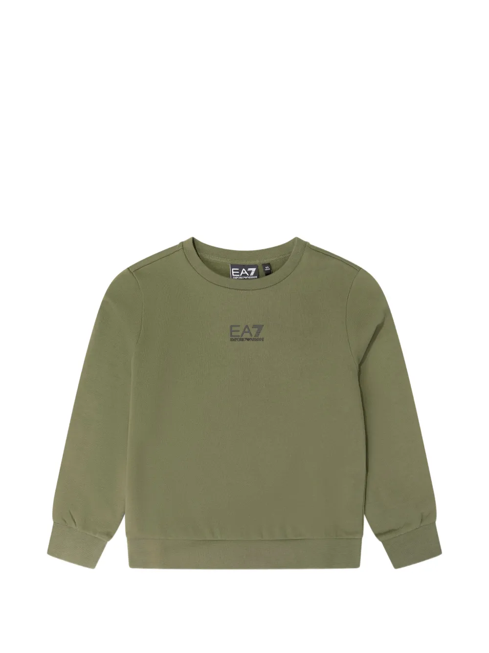 Emporio Ar i Kids EA7 logo-print sweater Groen