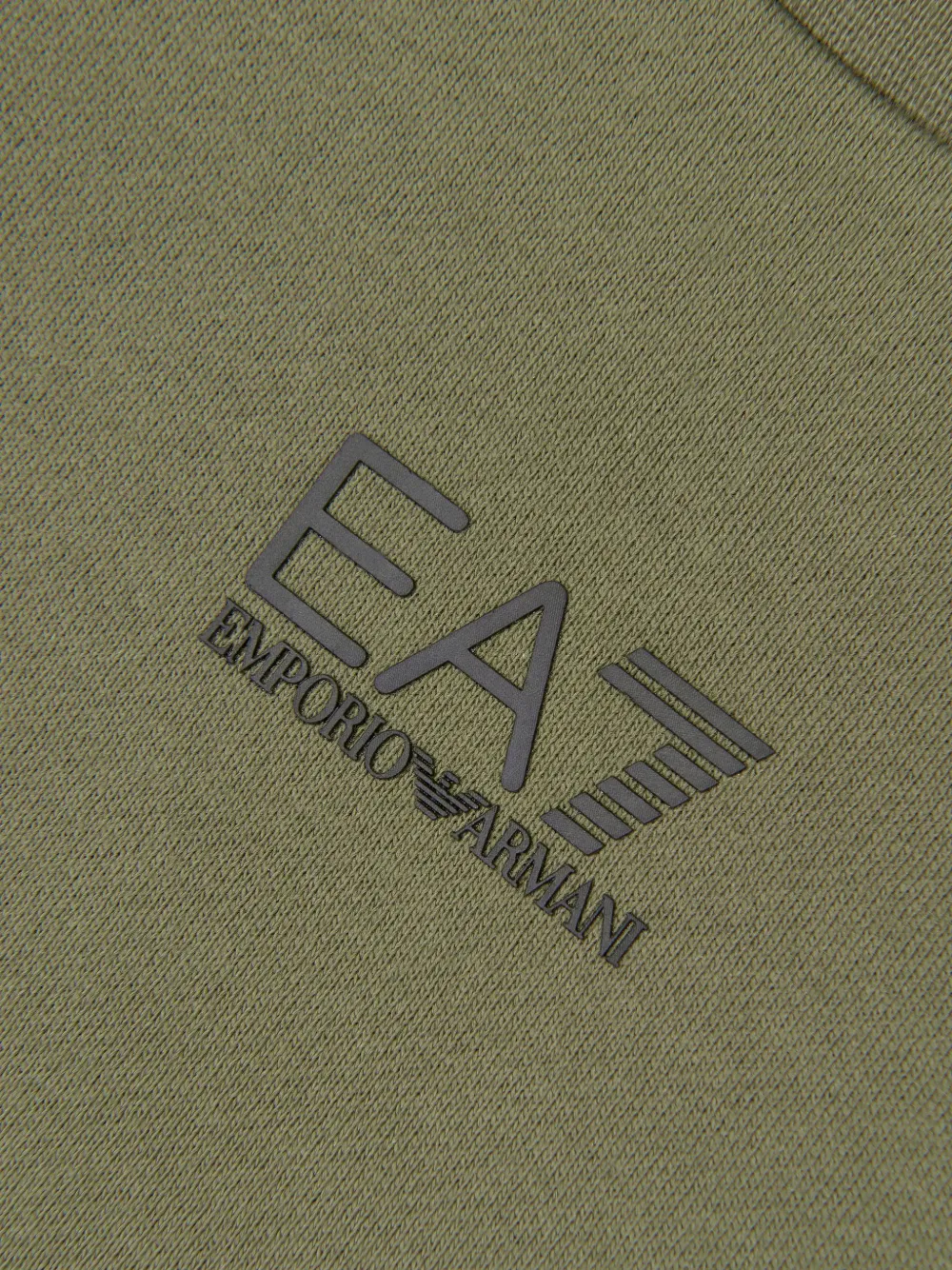 Emporio Armani Kids EA7 logo-print sweater Groen