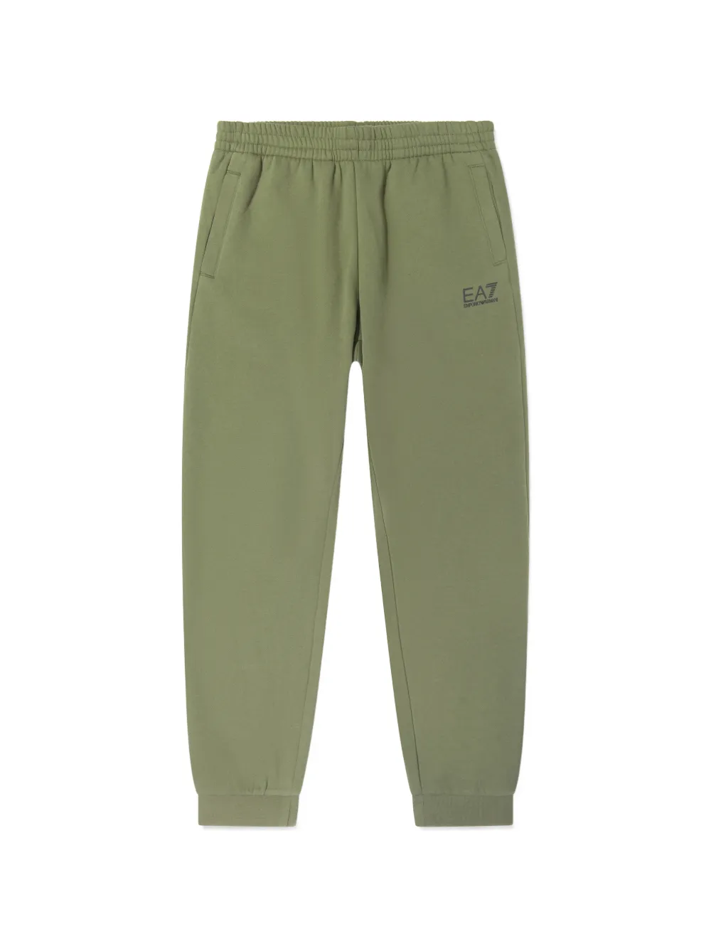 Emporio Armani Kids EA7 logo-print track pants - Verde