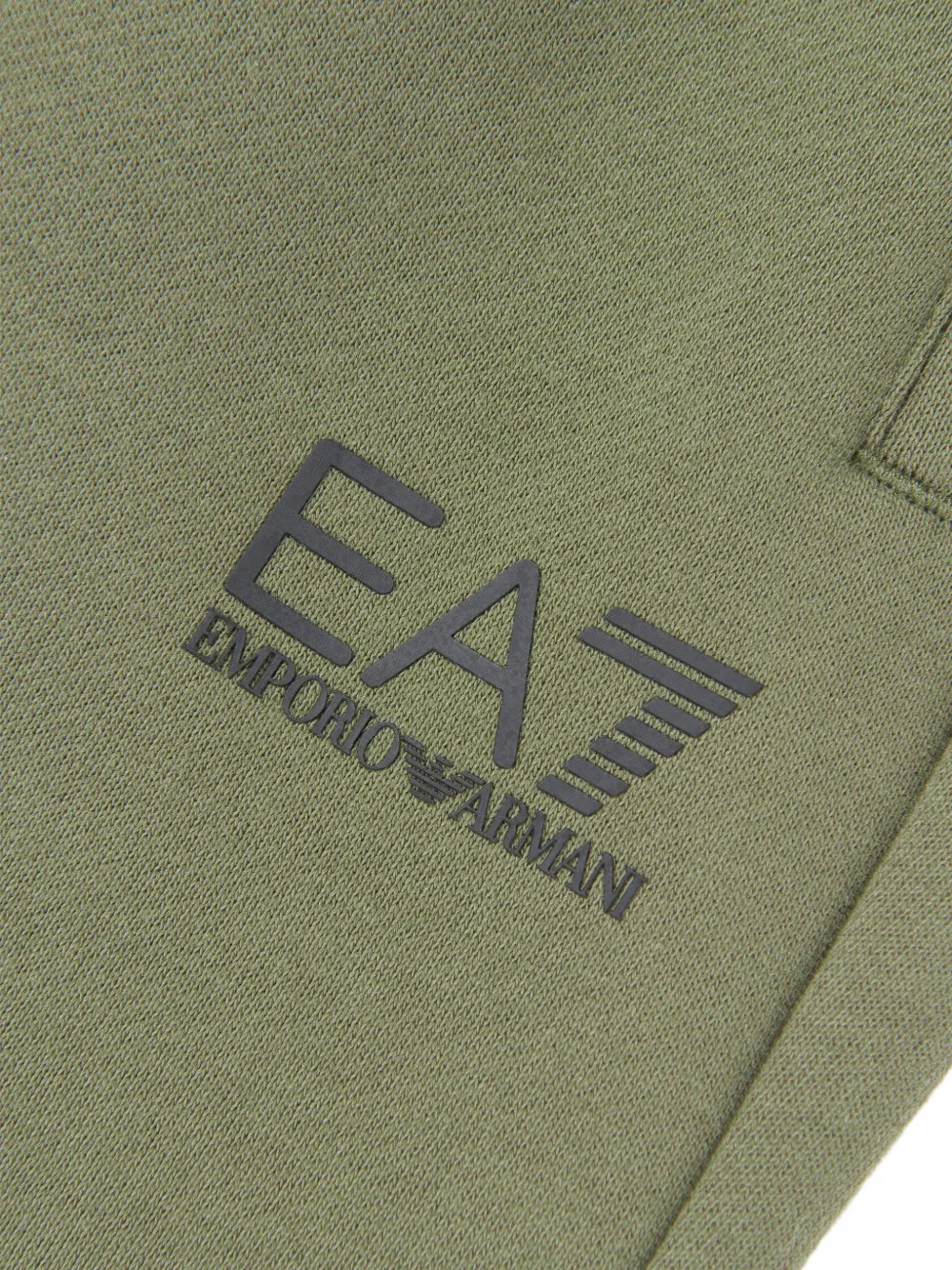 Emporio Armani Kids EA7 logo-print tracksuit Groen