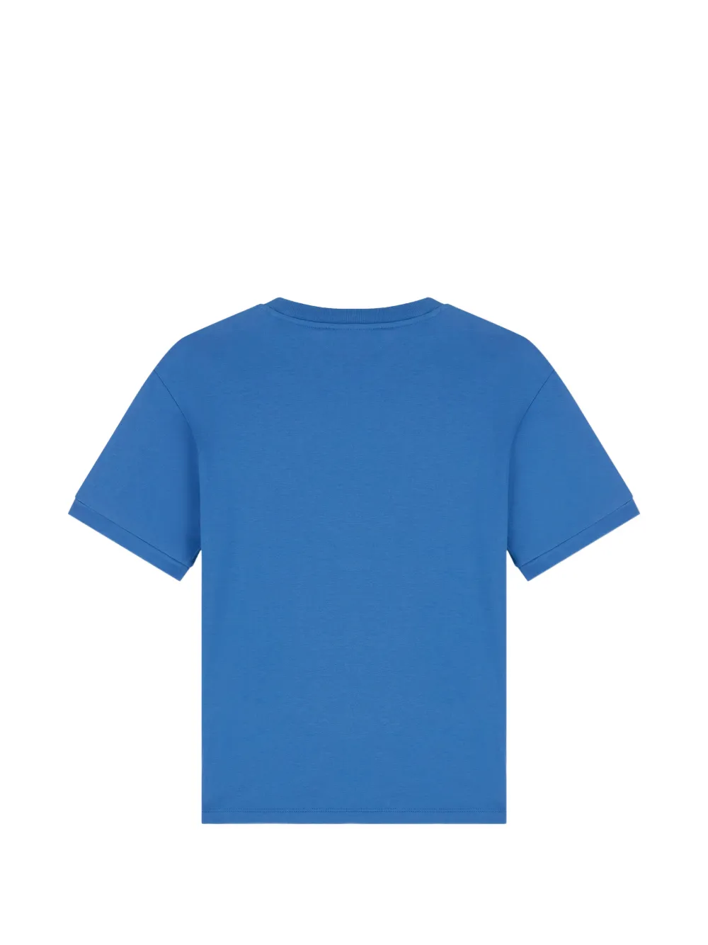 Emporio Armani Kids EA7 T-shirt met logo-patch en band-detail Blauw