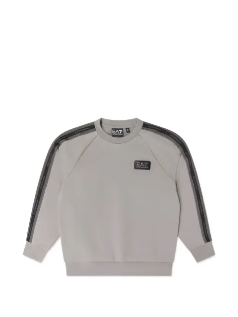 Emporio Armani Kids logo-patch raglan-sleeve sweatshirt