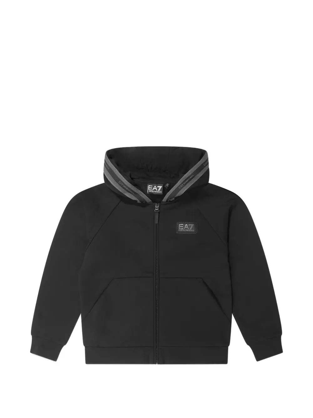 Emporio Armani Kids EA7 logo-patch tracksuit Zwart