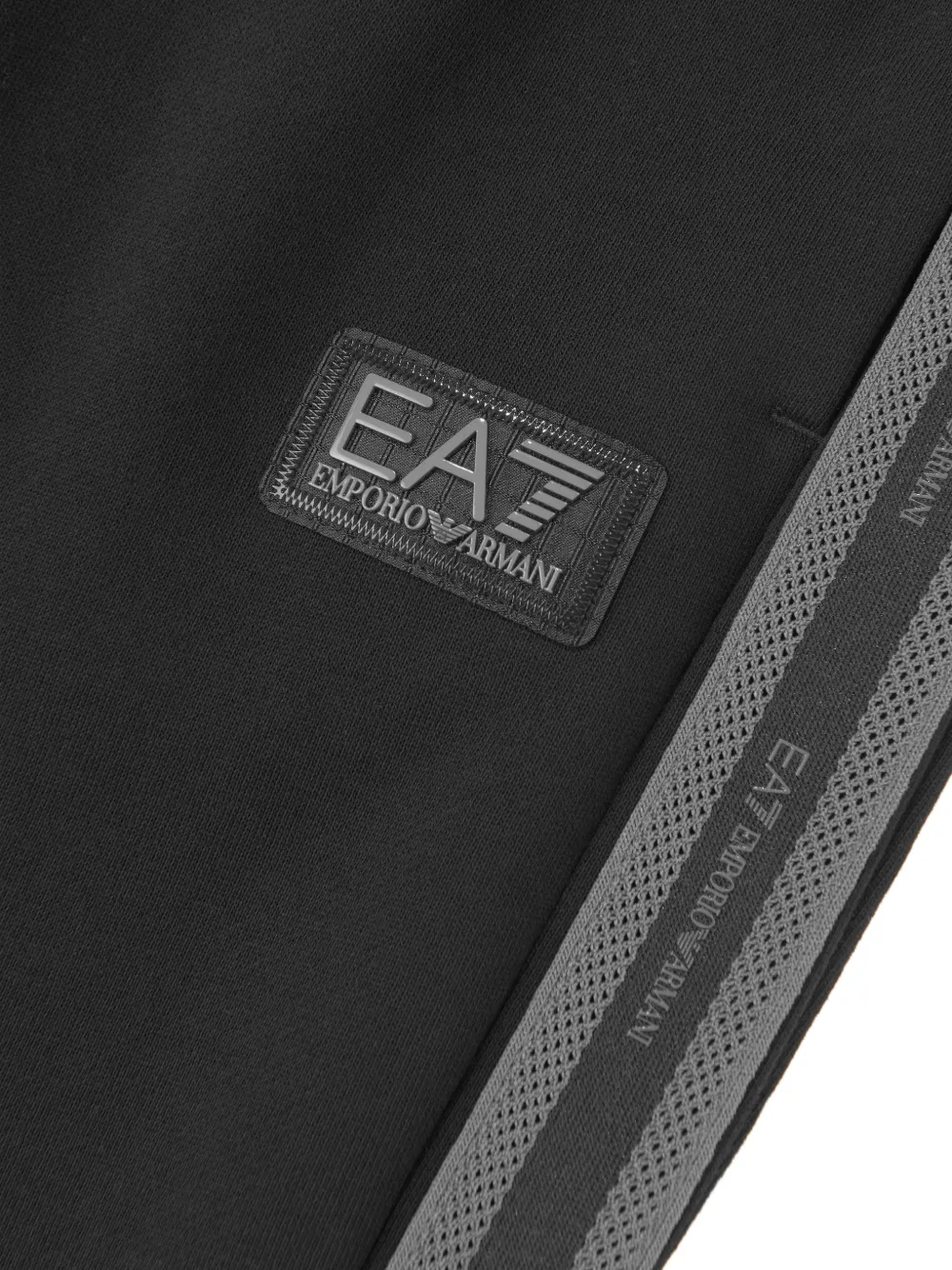 Emporio Armani Kids EA7 logo-patch tracksuit Zwart