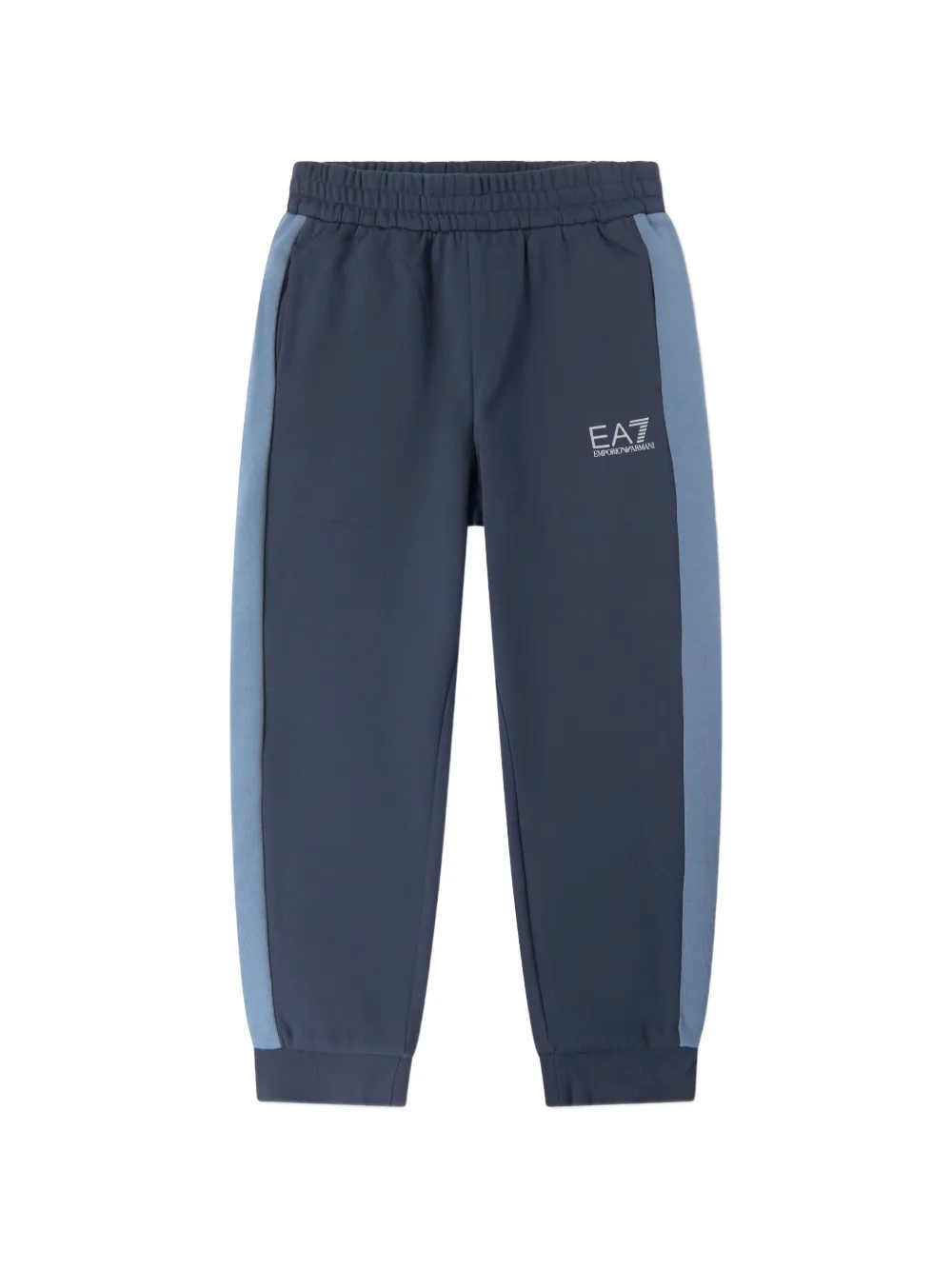 Emporio Armani Kids EA7 logo-print tracksuit Blauw
